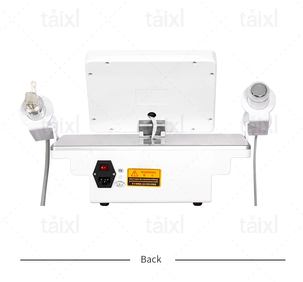 2 In 1 Gold RF Microneedle Machine, Fractional Radiofrequency Microneedling Device for Acne Scar Removal, Stretch Mark Reduction