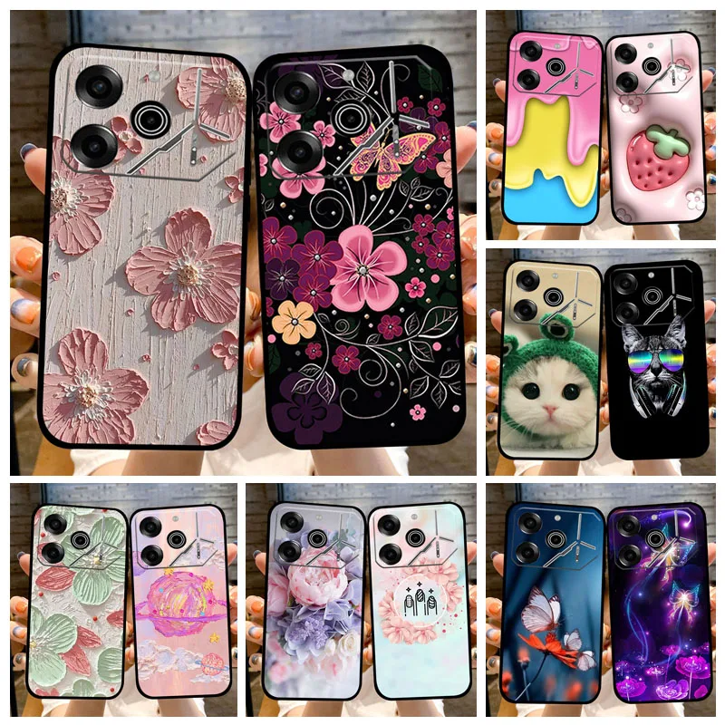 For Tecno Pova 6 Pro Case LI9 Silicon TPU Beautiful Landscape Phone Cases On for Tecno Pova 6 Pro 5G Portector Soft Cover E5plus