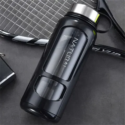 AliExpress Portable Water Bottle Glass 520/650/1000ml Large Capacity Cup Fitness Outdoor Sports Leak-proof Bike