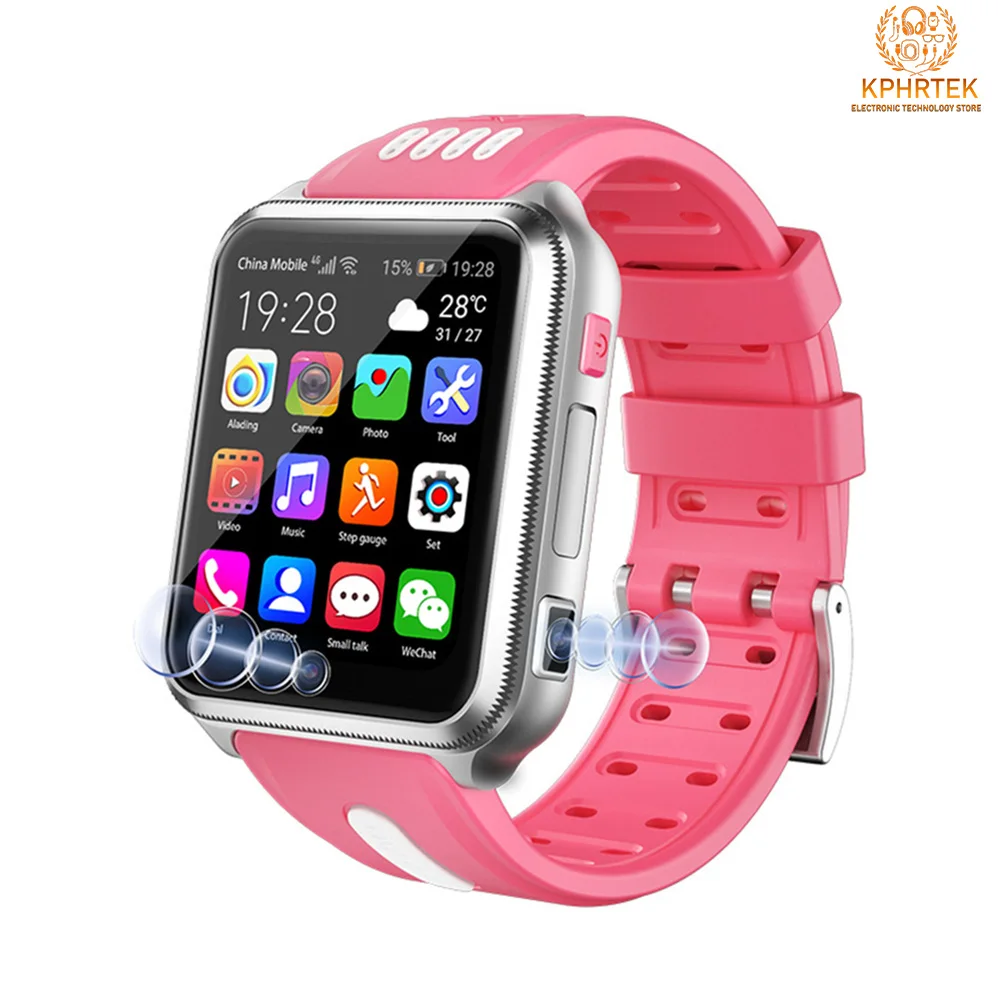 

H1 4G smart watch with GPS and WiFi for children and student, Android system, app install, Bluetooth, SIM card, Android 9.0