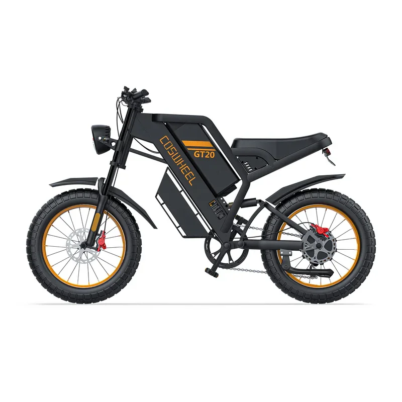 AliExpress COSWHEEL GT20 Adult Electric Bike 1000W Men's Electric Mountain Bike 48V 25AH Battery 20X4.0 Inch Fat Tire Men's Electric Bicycl
