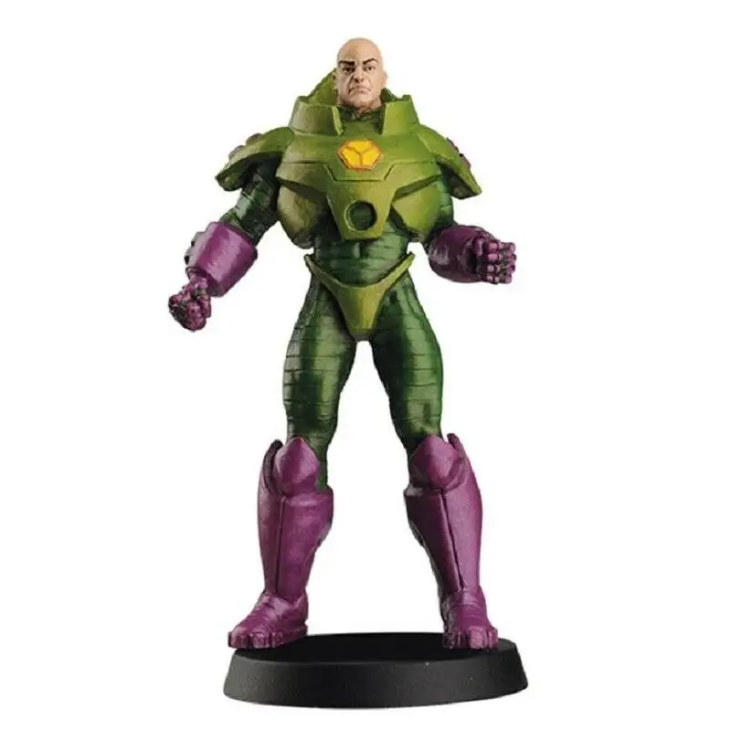Figurine en résine de collection Eaglemoss, Lex Luthor, représentant le véritable ennemi de Superman dans l'univers des bandes dessinées DC Comics, qui se bat constamment contre des super-héros et des méchants, collection DC, sans insert, emballage blister d'origine.