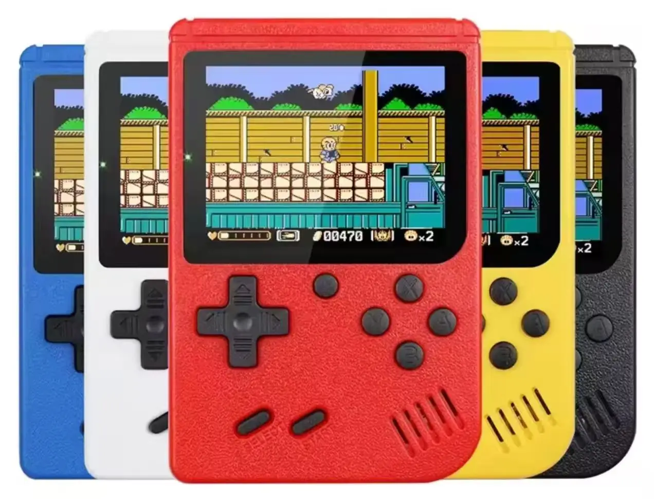 Consola de Juegos Portatil Retro M17 Sistema Emuelec 4.3 Pantalla HD de 4.3 Pulgadas con Doble Joystick Reproductor de Videojuegos Clasicos mas de 25 Emuladores Regalo Ideal para Niños y Adultos Entretenimiento de Bolsillo de Alta Resolucion