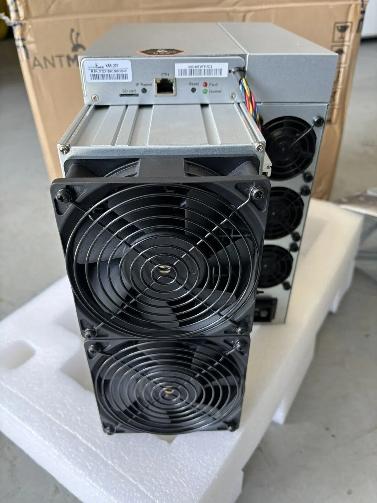 

(Оригинал) Bitmain Antminer KS5 Pro 21Th 3150W Kas Miner Kaspa Asic Miner Бесплатная доставка