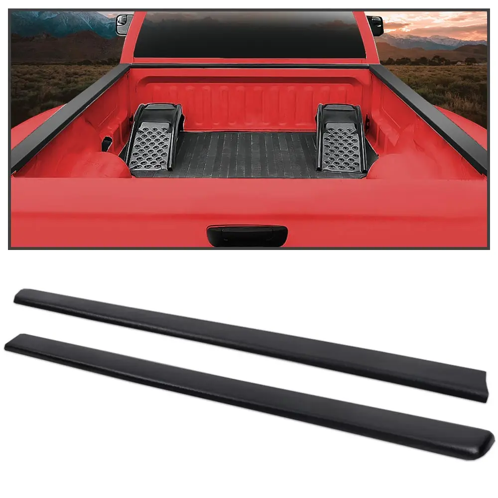 

2 Pcs Truck Side Bed Cap Molding Rail Cover Fit for 99-07 Silverado/Sierra 6.5ft