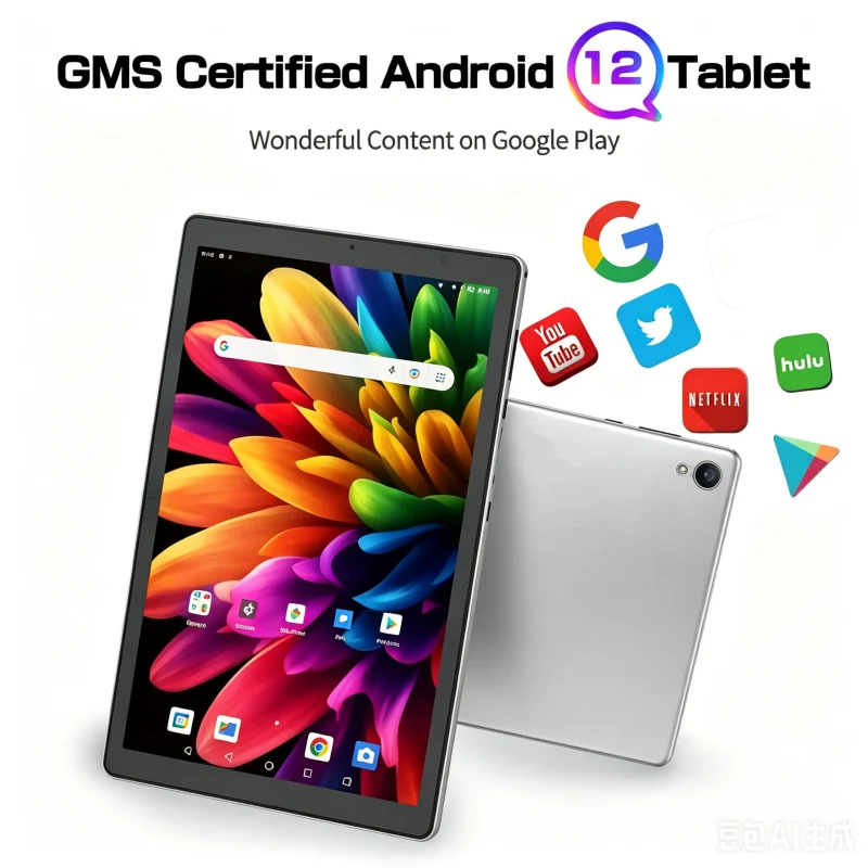QP10 4GB RAM 128GB ROM 10.1" Android 12 Tablet Octa Core MTK8183 CPU Dual Camears 6000mAh Support GPS