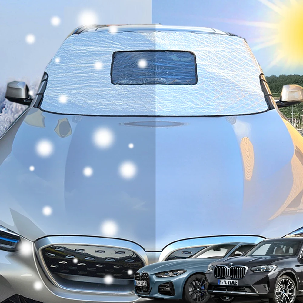 X1 X3 X4 magnetic cover Sunshade Black Box Summer Winter Parking Cover BMW IX1 IX3 Compatible Sun Shade 00753