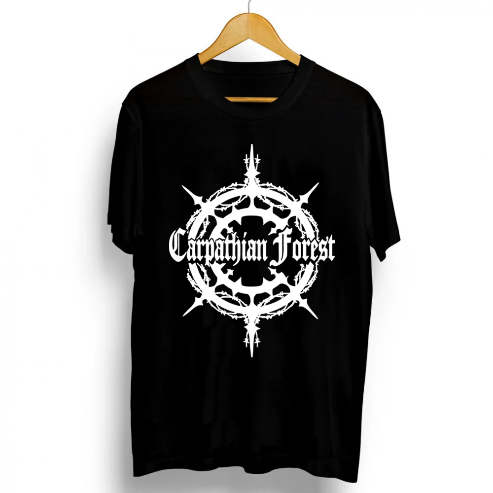 Carpathian Forest T shirt Black Metal Band Classic Design 2023 New 100% Cotton Casual tshirt Men Streetwear Summer Top Clothing