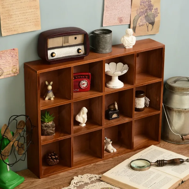 Wood Display Stand Product Stand Multilayer Reveal Frame Wooden Display Riser Shelf Mug Holder Rack for Figures Decoration