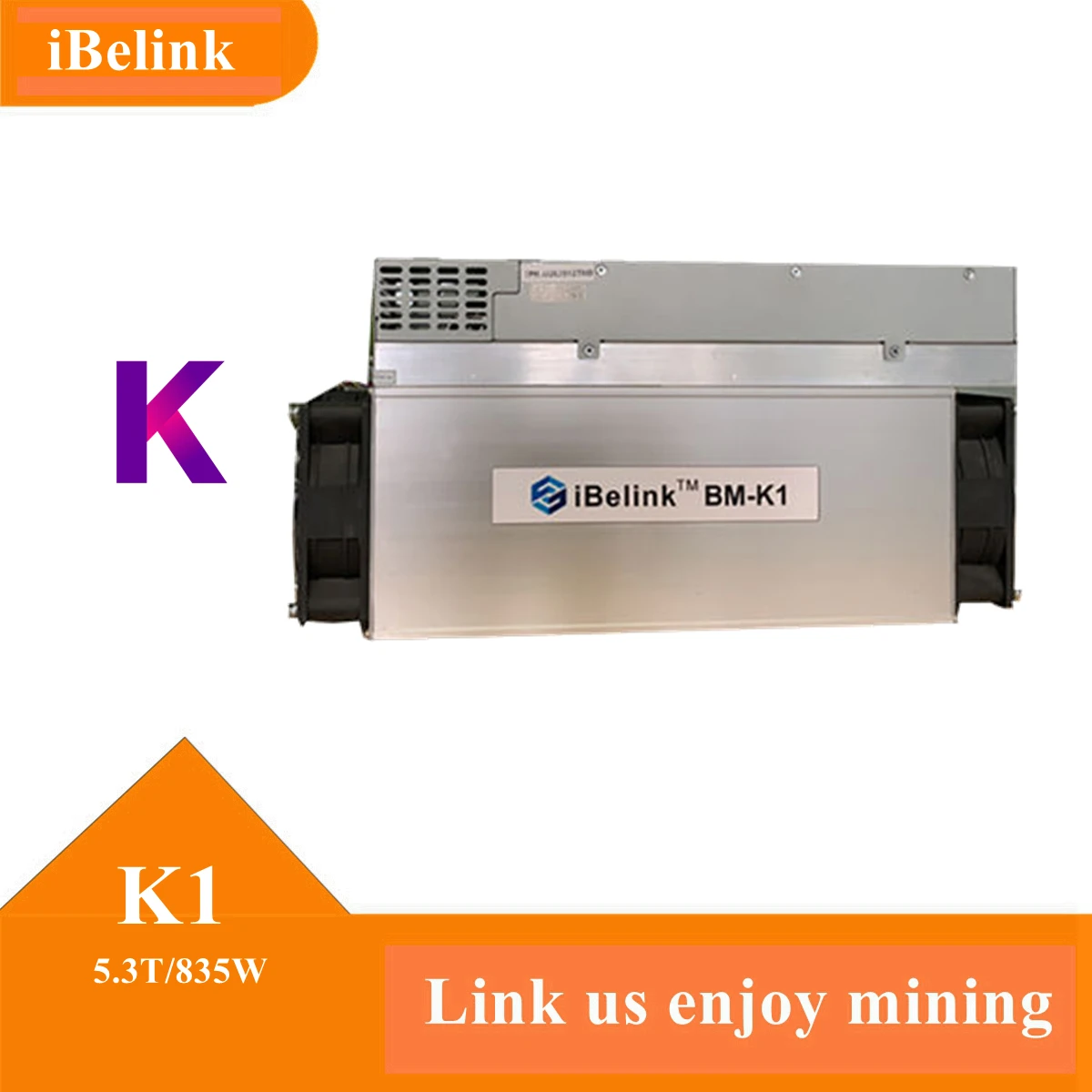 

IBELINK K1 Asic Miner KDA Coin BM-K1 5.3T 800W Blake2s Algorithm KADENA Machine Equal 3 KD BOX