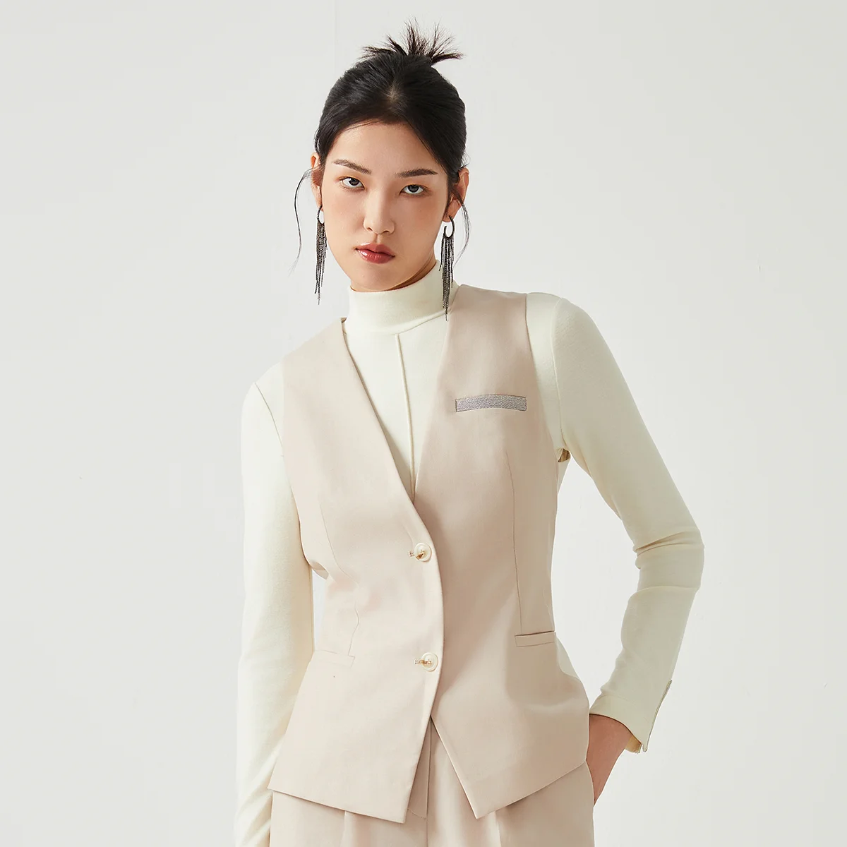 Gilet da donna K2548W senza ma - Tailored Coat Wool recensione e prezzo