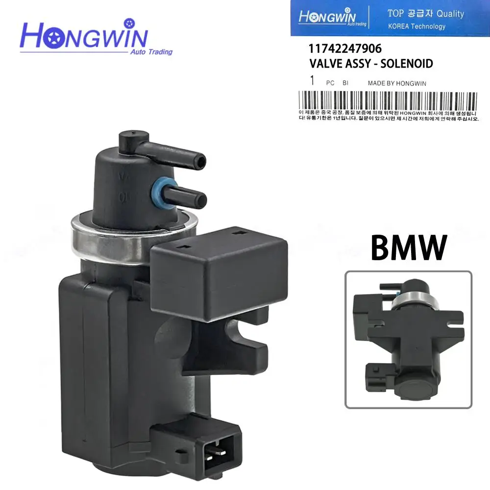 Nowy 11742247906, 11747796634, 2247906 Turbo zawór elektromagnetyczny ciśnienia dla BMW 1 3 5 6 7 X3 X5 X6 serii E46 E60 E70 E87 E90 E91