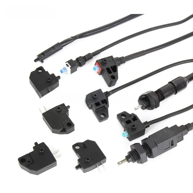 AliExpress ZJPSNZ Motorcycle Scooter Right And Left Front Rear Brake Stop Light Switch Press Button Motorcycle E-bike Parts Switches Water Proof