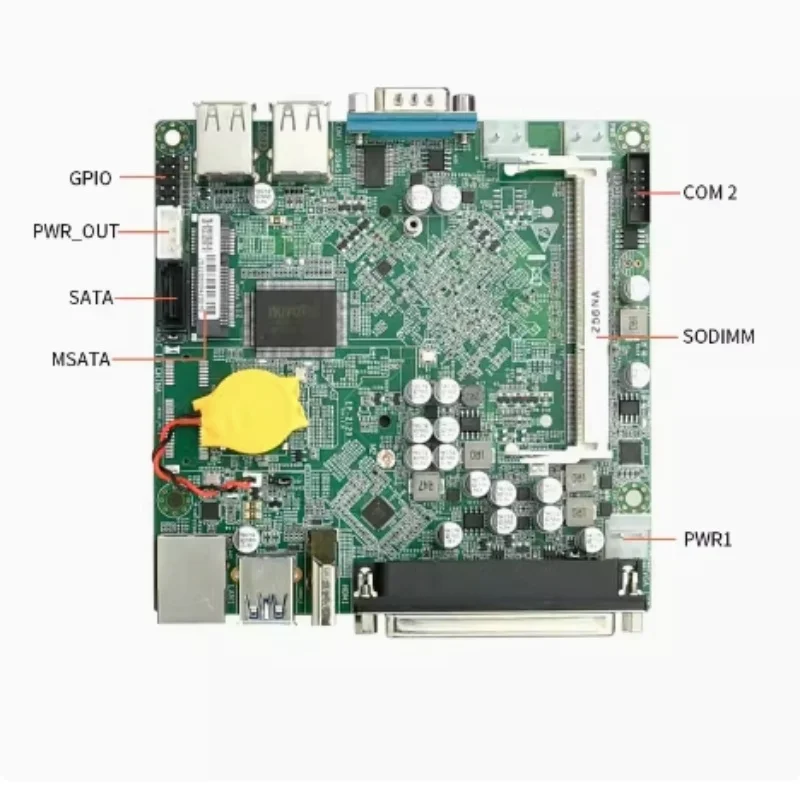 

EP-2129 Nano J1900 Low-Power Embedded Mainboard, Mini Motherboard for Industrial Use