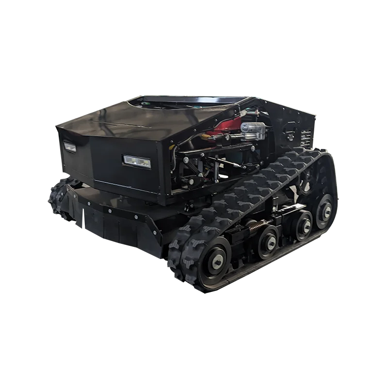 Self Propelled Robotic Lawn Mower Garden Crawler Powerful Gasoline Remote Control Grass Cutter customization