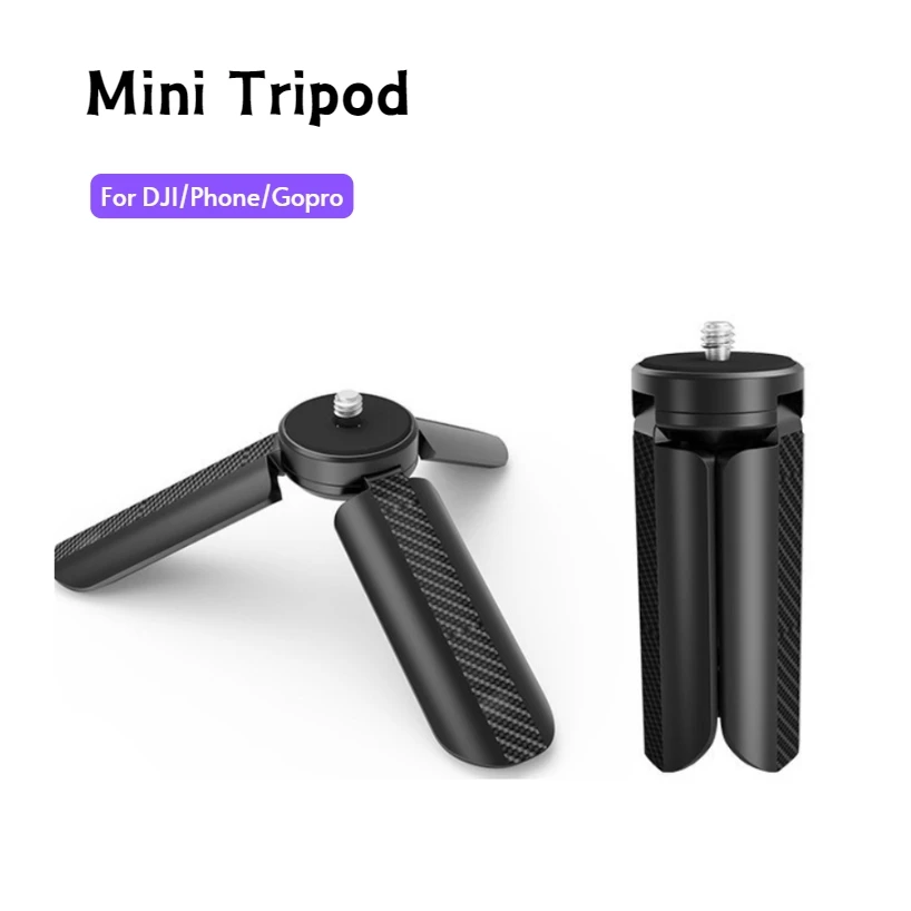 Mini Desk Tripod for DJI Pocket 2 3 GoPro Action 2 3 4 Camera Phone DJI OM 6 5 4 OSMO Mobile 3 Stabilizer Gimbal Desktop Tripod