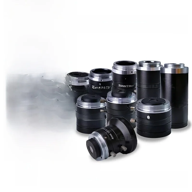 Obiektyw ZLKC C Mount 1/1.8 cala 5MP 75mm, ogniskowa stała 4mm 6mm 8mm 12mm-50mm, przysłona manualna F2.0, obiektyw FA do wizji maszynowej — zdjęcie 2