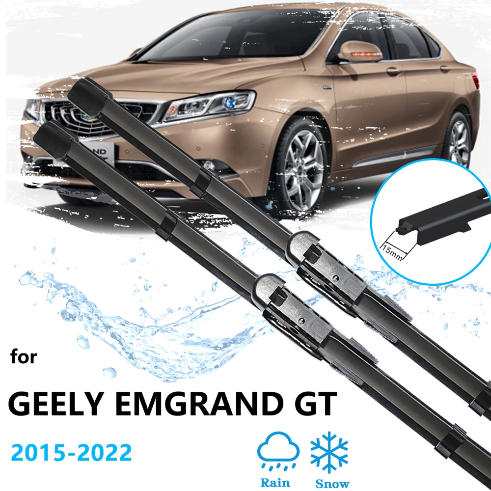 2x For Geely Emgrand GT GC9 2015 2016 2017 2018 2019 2020 2021 2022 Auto Parts Front Wiper Blade Brushes Arms Cutter Windscreen