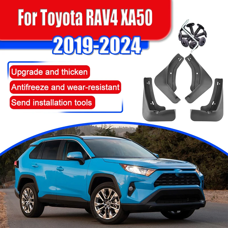 

For Toyota RAV4 XA50 2019~2024 2020 2021 2022 Suzuki Across Splash Guard Mudguards With Screws Car Accessories Wheel Protector