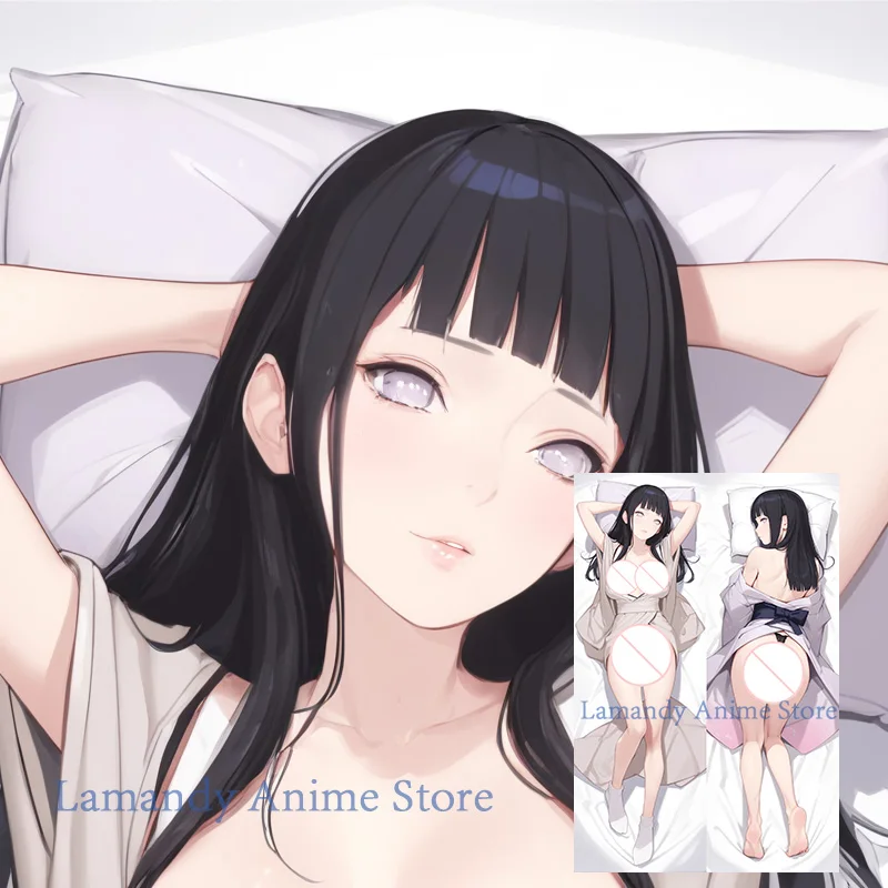 

Dakimakura Hinata Anime Double Sided Print Pillowcase Life Size Body Pillow Cover