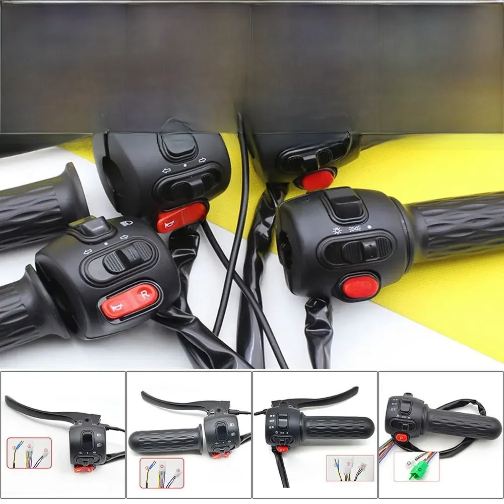 AliExpress Handle for 5th Generation Electric Vehicle Parts Combination Switch Rotary Handle Handle Seat Integrated Switch Button