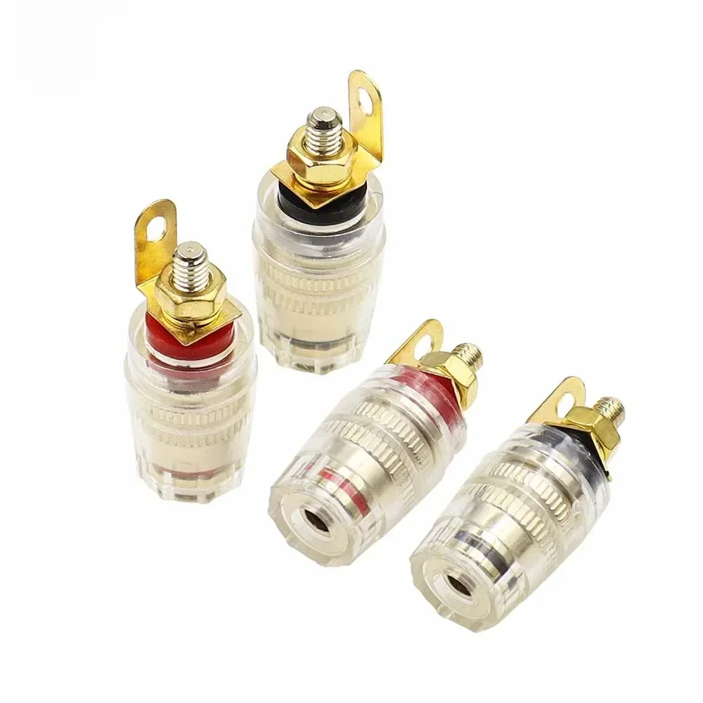 Terminal głośnikowy Binding Post 4mm Banana Plug Socket Złącze wzmacniacza niskiej częstotliwości do głośników — zdjęcie 2