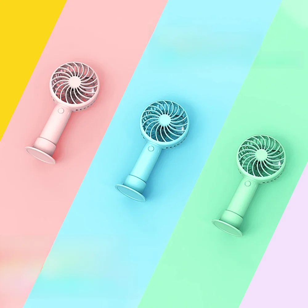 1200mAh Mini ventilateurs portables poche USB Rechargeable silencieux ventilateur portatif refroidisseur d'air ventilateurs à main de voyage en plein Air ventilateur de ventilation