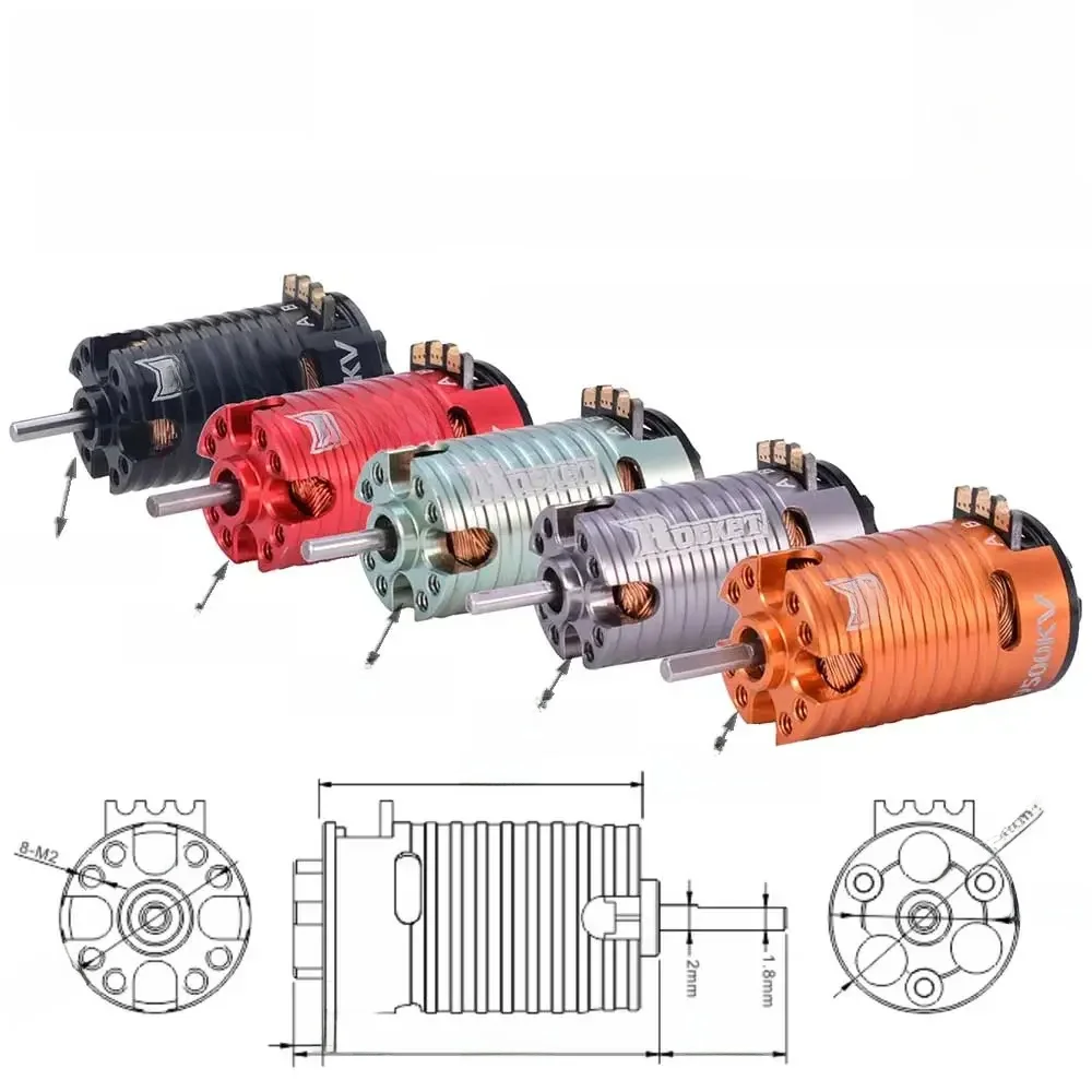 Rocket MINI 1410 2500/3500/5500/7500/9500KV Brushless Moteur 2.0mm Arbre pour 1/24 1/28 1/32 RC Drift Scx24 Kyosho Wltoys MNI-Z