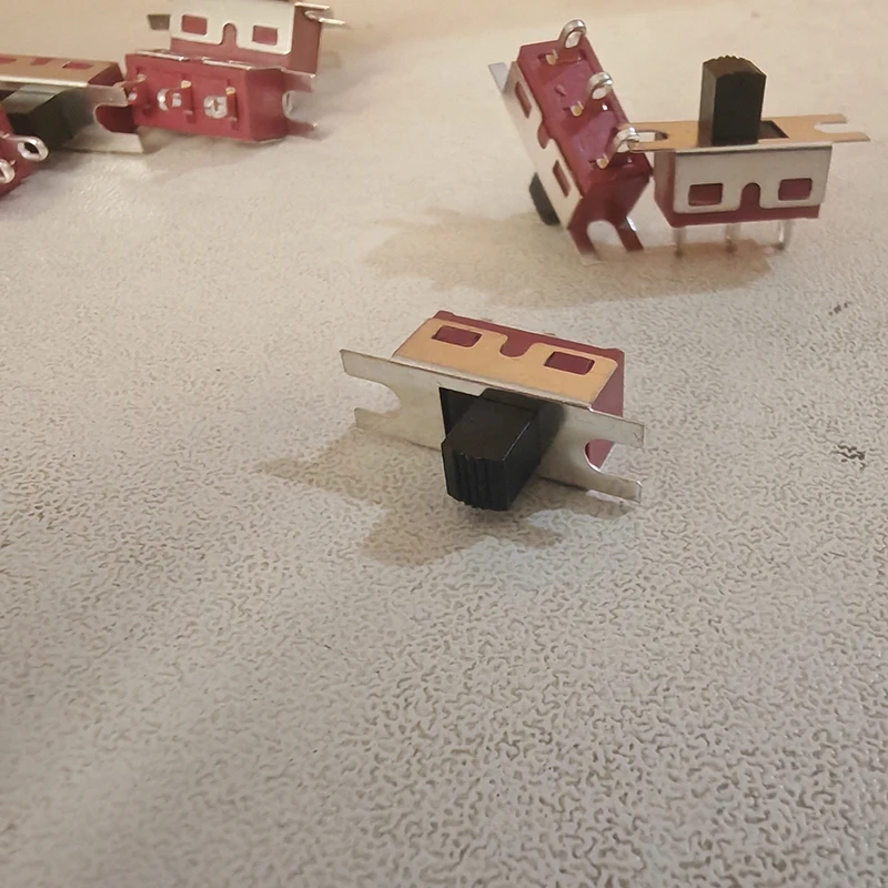 Toggle Switch SS-12D08G5/High Current Single Blade 3-Pin Dual Speed Curling Wand Vacuum Cleaner Switch Red