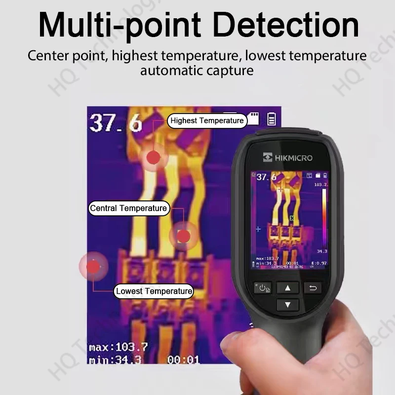 HIKMICRO H10 25Hz Infrared Thermal  Imager PCB  Circuit  Industrial Floor Heating Tube  Thermal  Camera Power Inspection