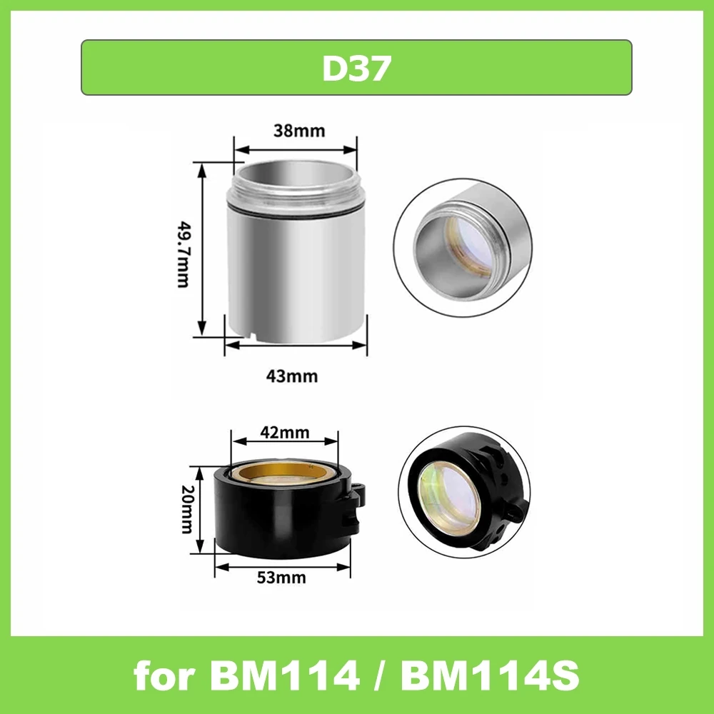 Raytools Original BM114 D37 CL100 FL150 FL200 6kw Collimating Focusing Lens Assembly With Holder Fiber Laser Cutting Head