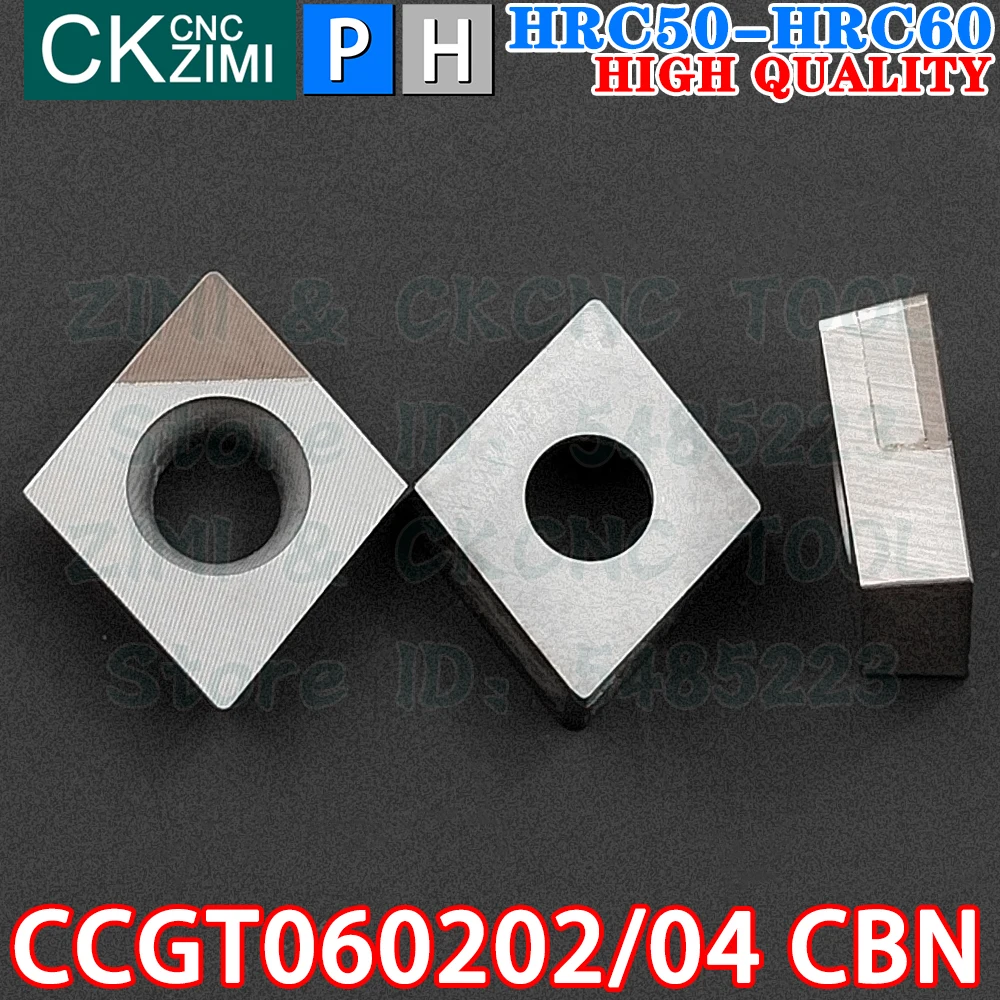 CCGT060202 CBN CCGT060204 CBN Inserts Boron Nitride Inserts Turning Inserts Tools CCGT CNC Metal Lathe Tools for Hardened Steel