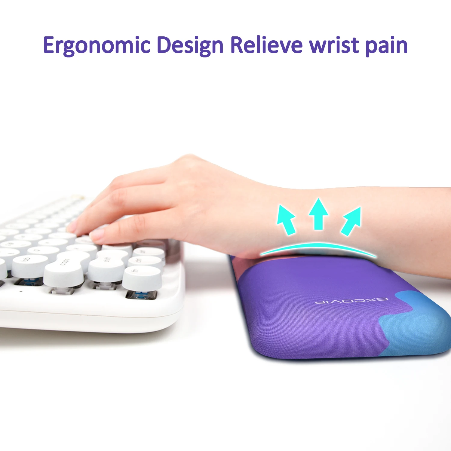 EXCO Gaming Keyboard Wrist Rest Pad Gamer Cute Keyboard Mouse Wrist Rest Support Pad Set Ergonomic Wrist Cushion Support  Mat