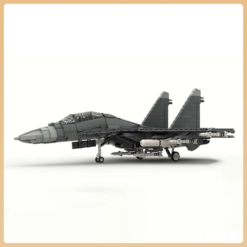 MOCビルディングブロック現代軍空軍J-16戦闘機多用途攻撃機モデルブロックおもちゃコレクターセットおもちゃ