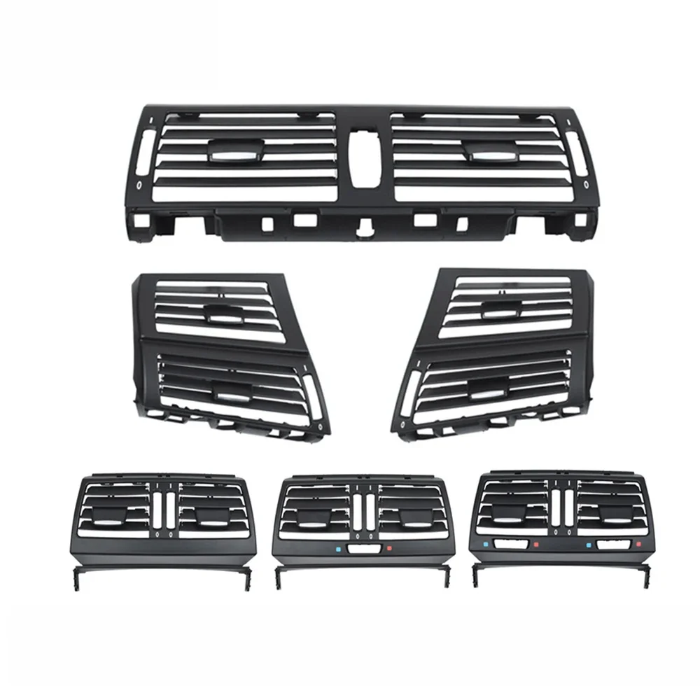 LHD RHD avant Central gauche droite arrière climatisation AC Grille de ventilation couvercle de sortie pour BMW X5 X6 E70 E71 E72 2007-2013