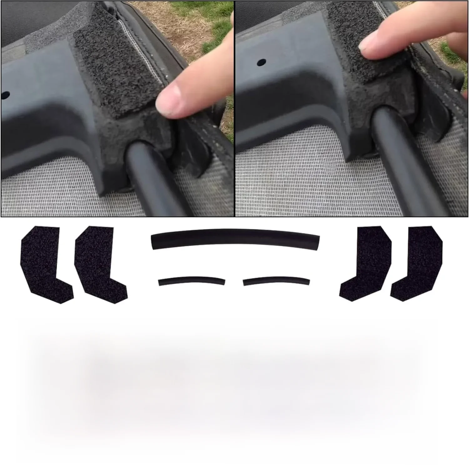 Zestaw uszczelek blokujących piankę do naprawy wycieków dla Jeep Wrangler JK 2007-2017 68026937 AB — zdjęcie 2
