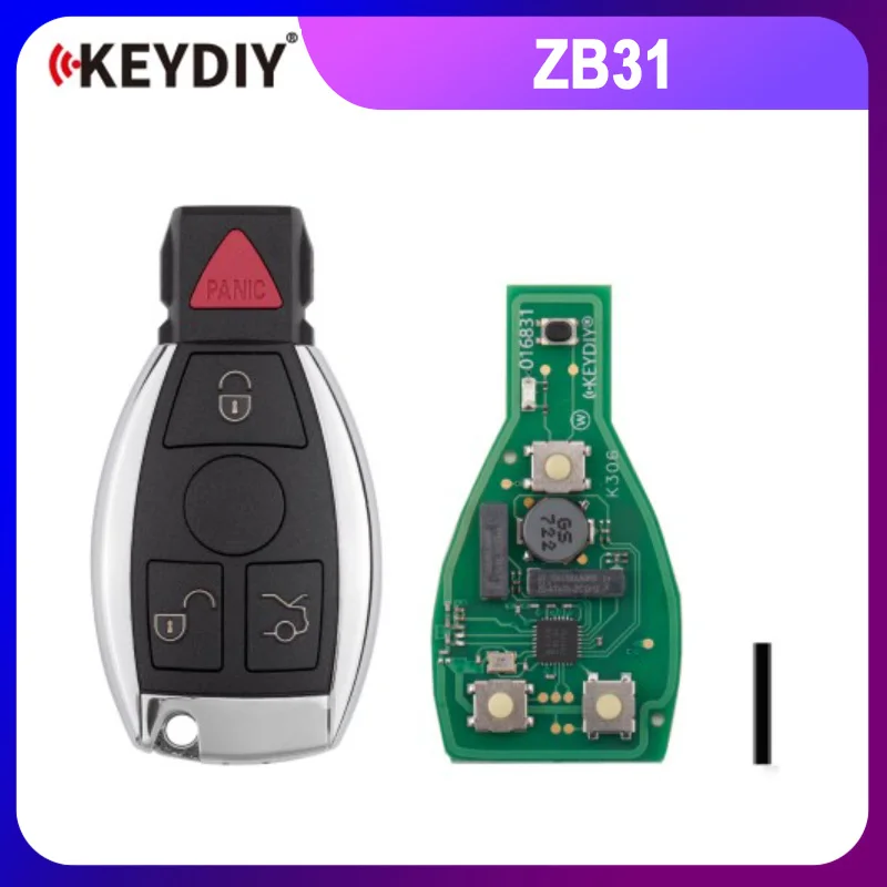 KEYDIY KD ZB31 Universal Smart Remote Key 3+1 Buttons Compatible with MB Type