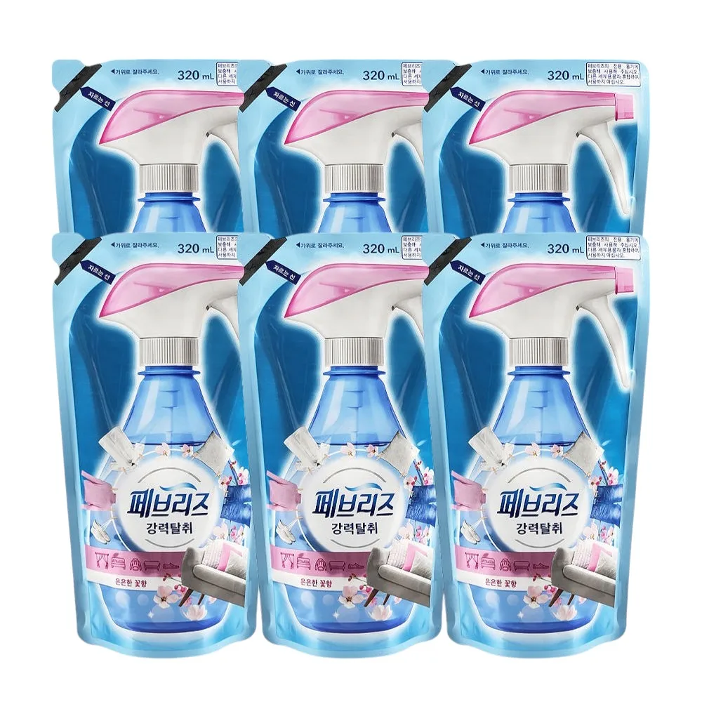 Febreze Fiber Deodorizer Fiber perfume strong deodorbase 3x320ml silver fragrance 6 pieces