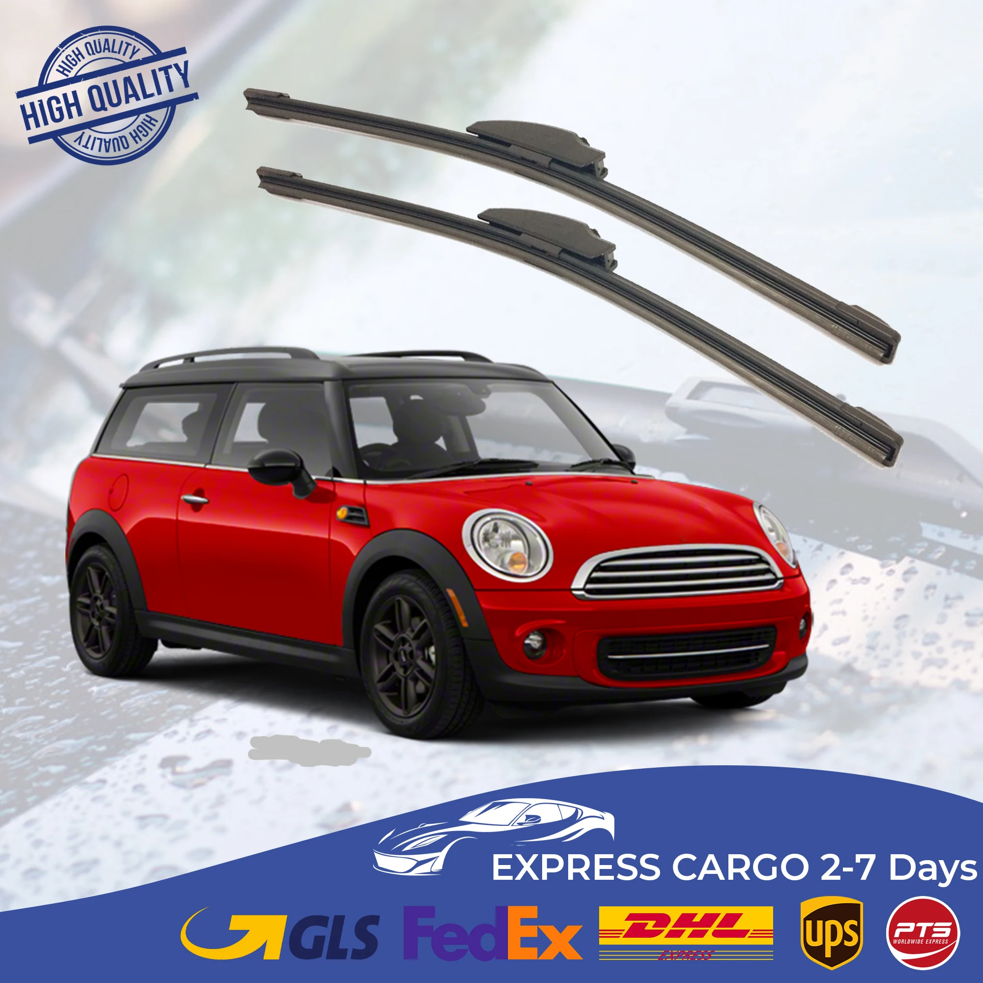 

Car Wiper Blade For Mini Cooper Clubman 2008 2009 2010 2011 Auto Windscreen Windshield Wipers Blades Window Wash Front