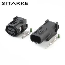 5 Sets 3 Pin Sumitomo Camshaft Electronic Wire Connector Male Female Headlight Lamp Sensor Plug For Toyota 6188-4920 6189-1129
