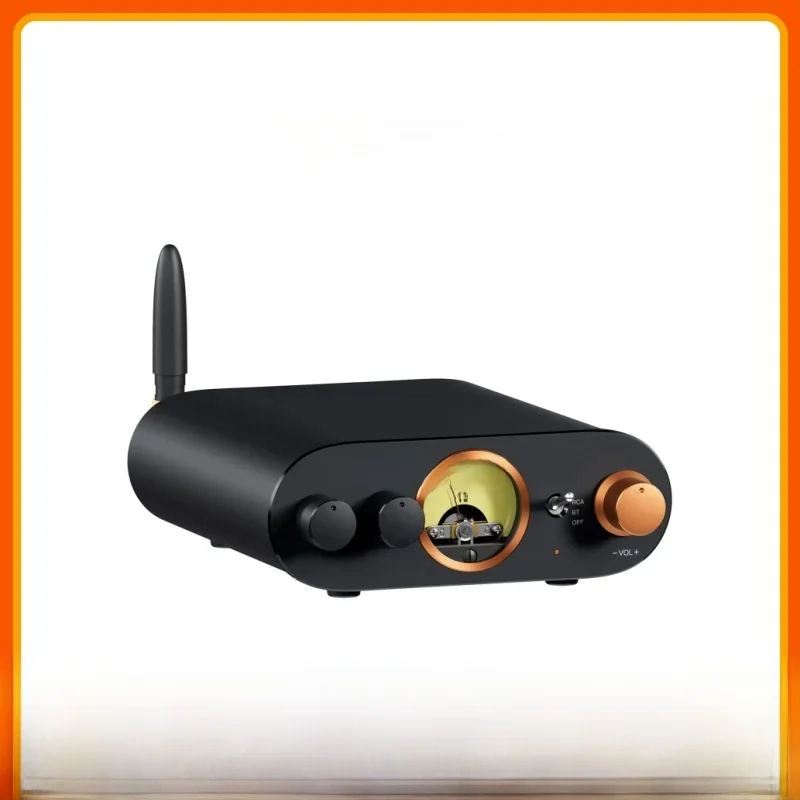 Fosi Audio Mc101 Bluetooth Stereo Versterker Home Audio Mini Amp Met Vu Meter 2 Kanaals Hifi Ontvanger Voor Passieve Luidspreker - afbeelding 2