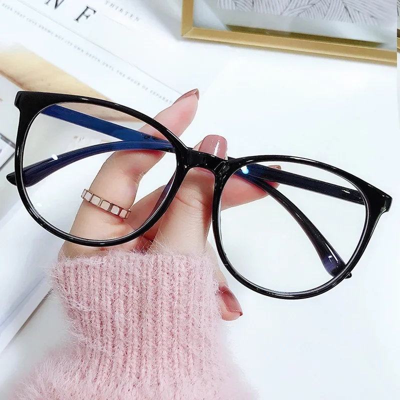 Nouveau Grand cadre Anti lumière bleue monture de lunettes lunettes de lecture Style frais et Simple