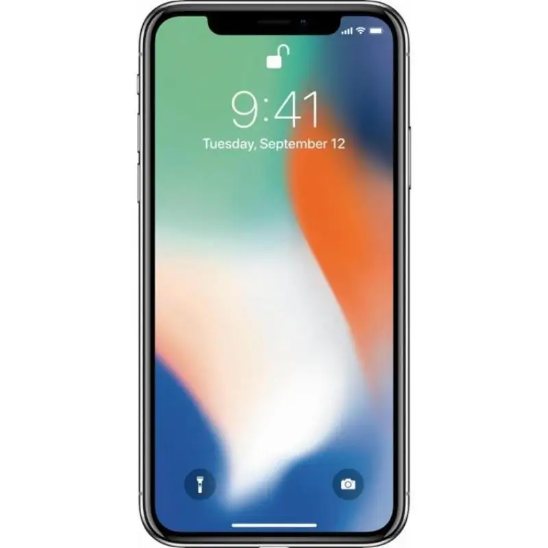 Apple iPhone X A1865 (Fully Unlocked) 256GB Silver - Refurbished Excellent Condition view 3