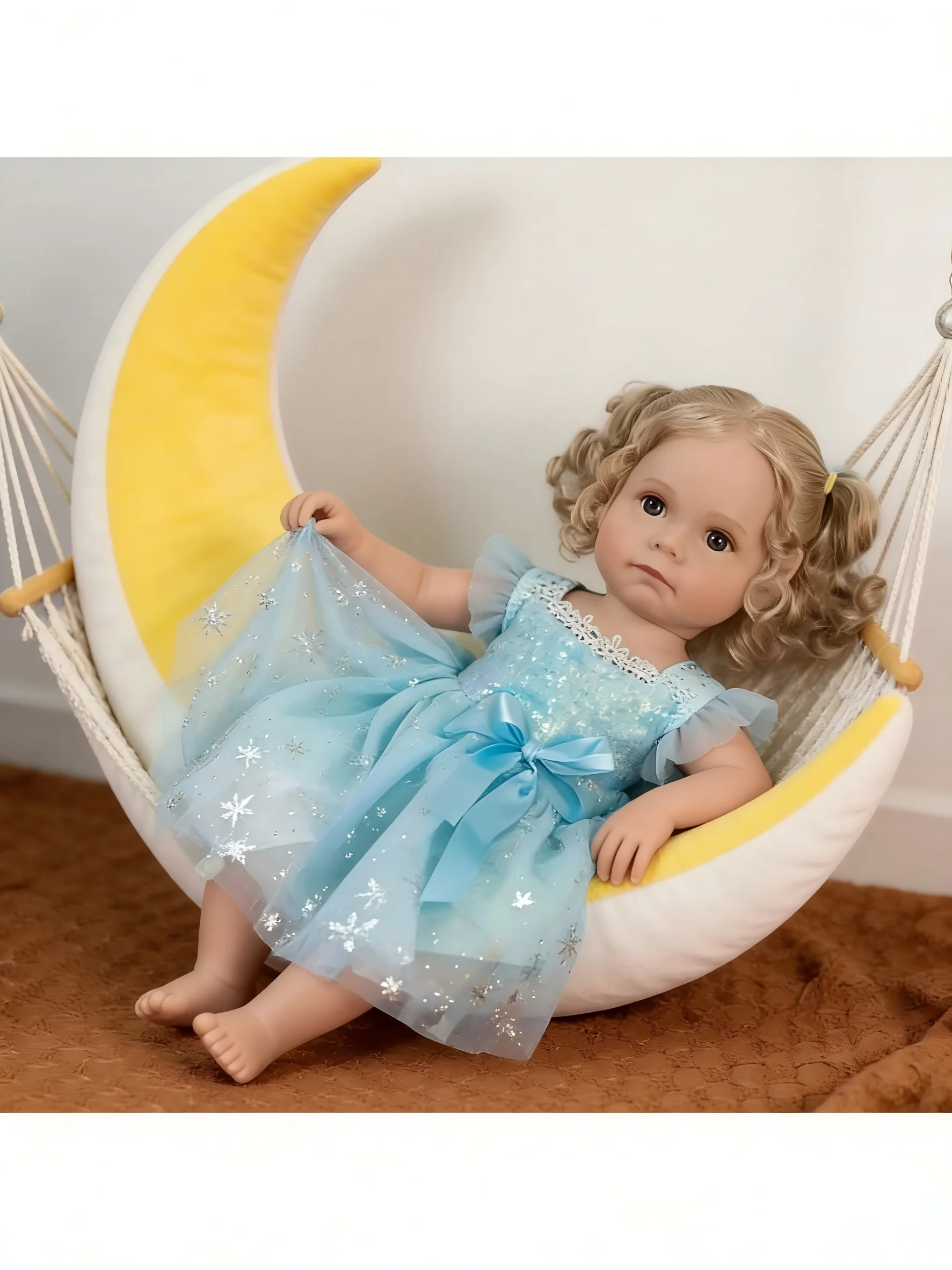 

Reborn Baby Dolls 19 Inch Realistic Doll Newborn Baby Doll Reborn Vinyl Dolls Bebe Toy For Girls,Art Toy Birthday Gift