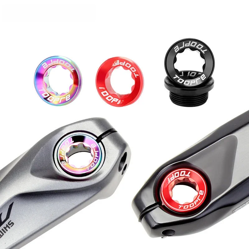 AliExpress TOOPRE Mountain Bike Aluminum Alloy Screw MTB Integrated Chainwheel Torx Crank Cover M20 Bolt For XT/XTR/SLX/DEORE
