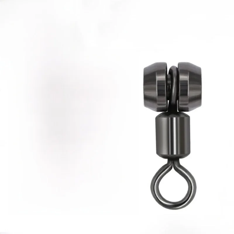 DNDYUJU Spin Fishing Supplies Red Whale Kugellagerwirbel Kupferkopfwirbel Küstenkarabiner für Angelzubehör