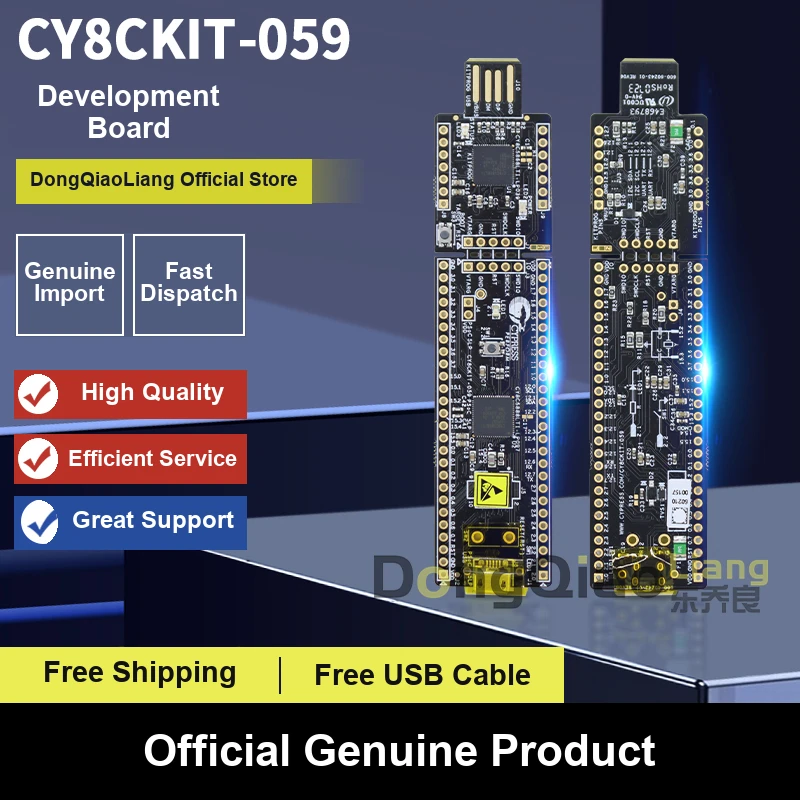 In stock: Tools for the CY8CKIT-059 PSoC5 LP ARM Cortex CY8C58LP development board