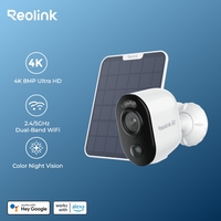 reolink 4K Solar Battery Powered Wireless Security Camera Color Night Vision 2.4/5Ghz WiFi Outdoor IP Camera