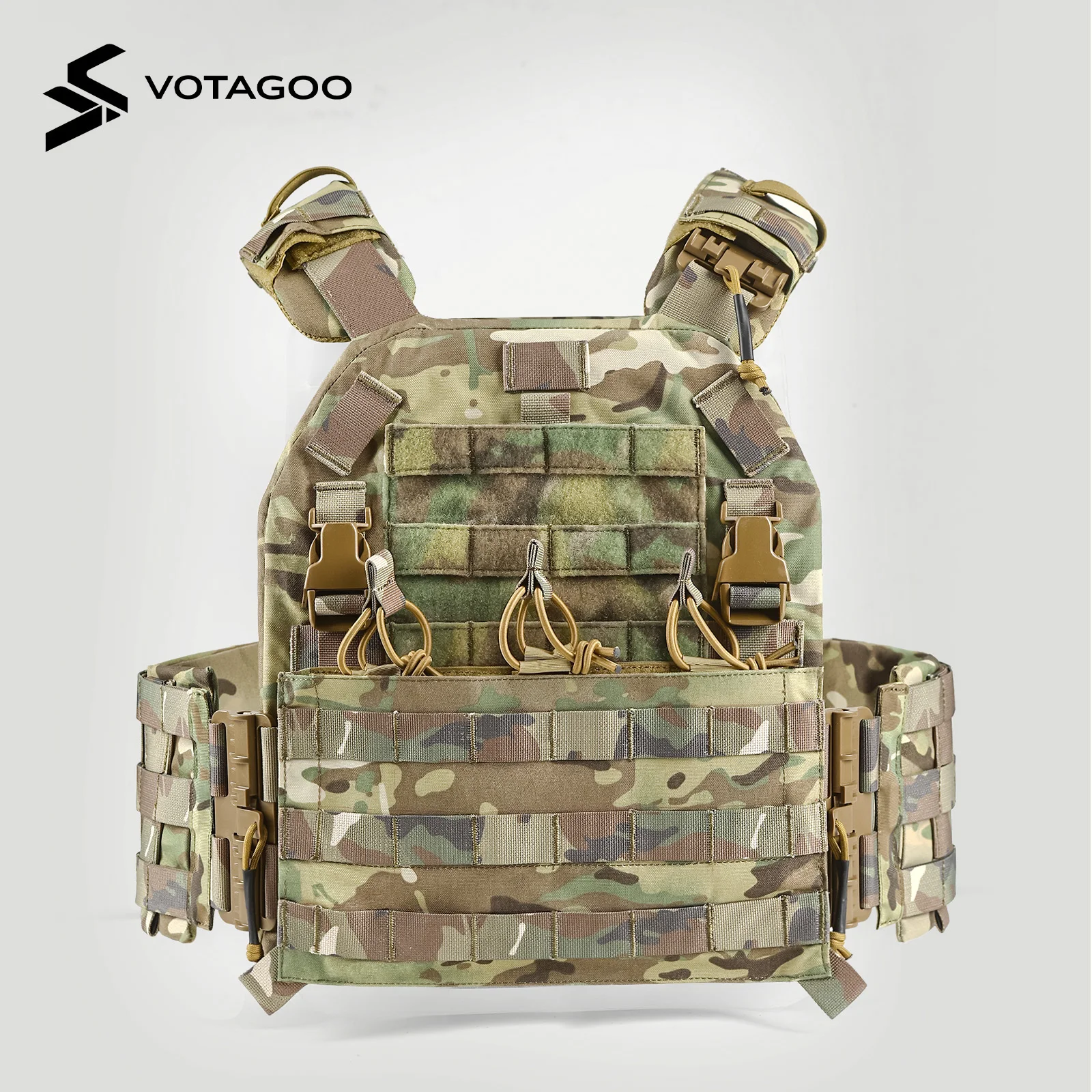 

VOTAGOO Tactical Vest , Breathable Paintball Vest, Plate Carrier Paintball Chest Protector，Hunting vest，airsofty equipmen