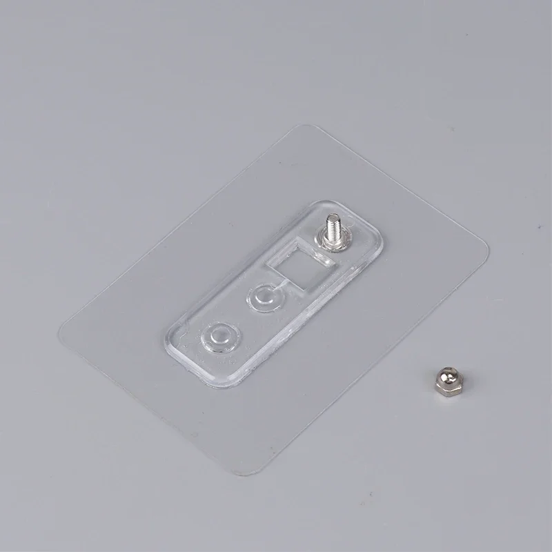 Autocollant à vis sans poinçon pour le bain, cintres non marquants, crochets collants sans clous, vis portantes, autocollant à vis sans poinçon, 5 pièces